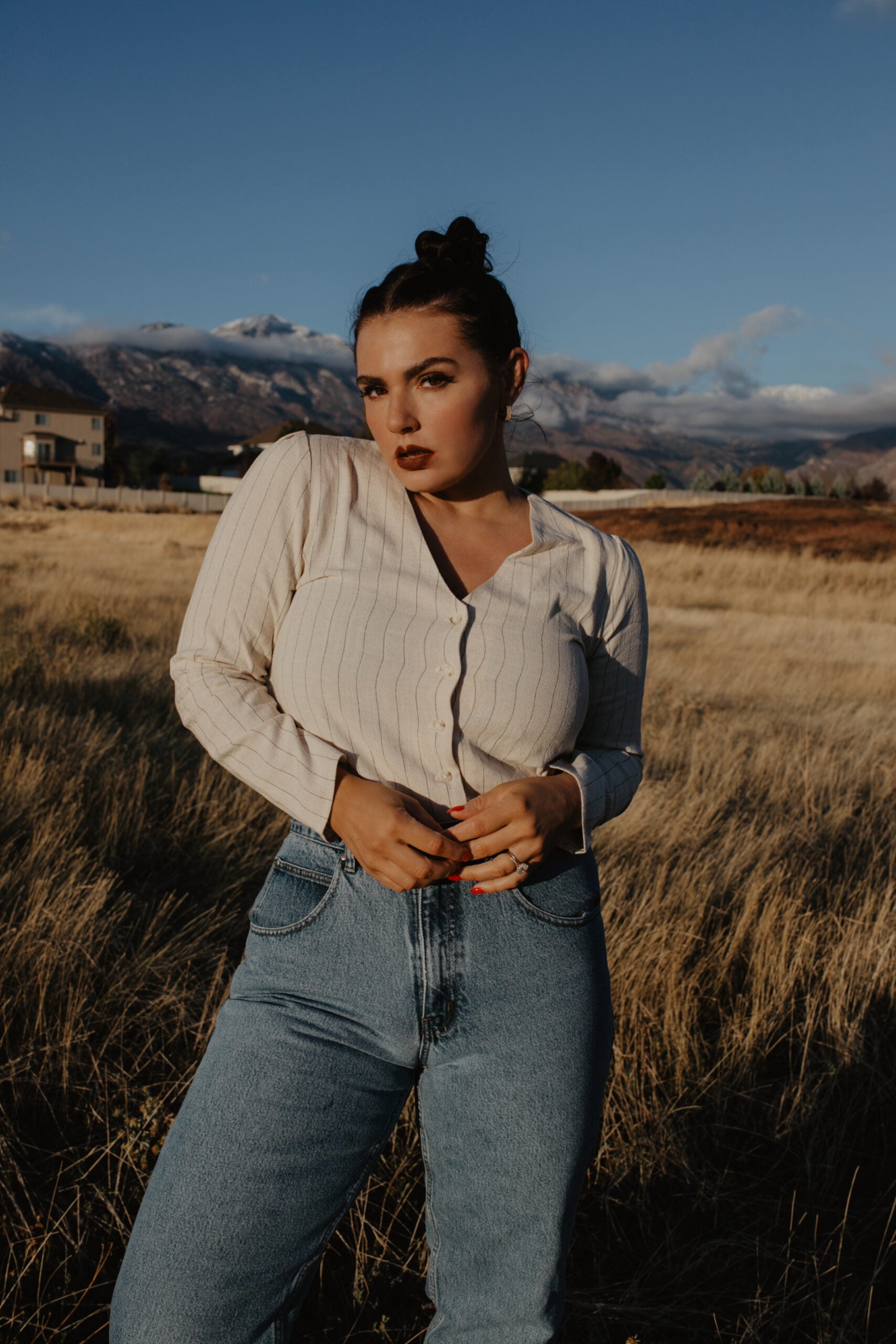 Button Down Blouse