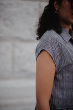 Micro Checkered Skirt Set