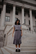 Micro Checkered Skirt Set