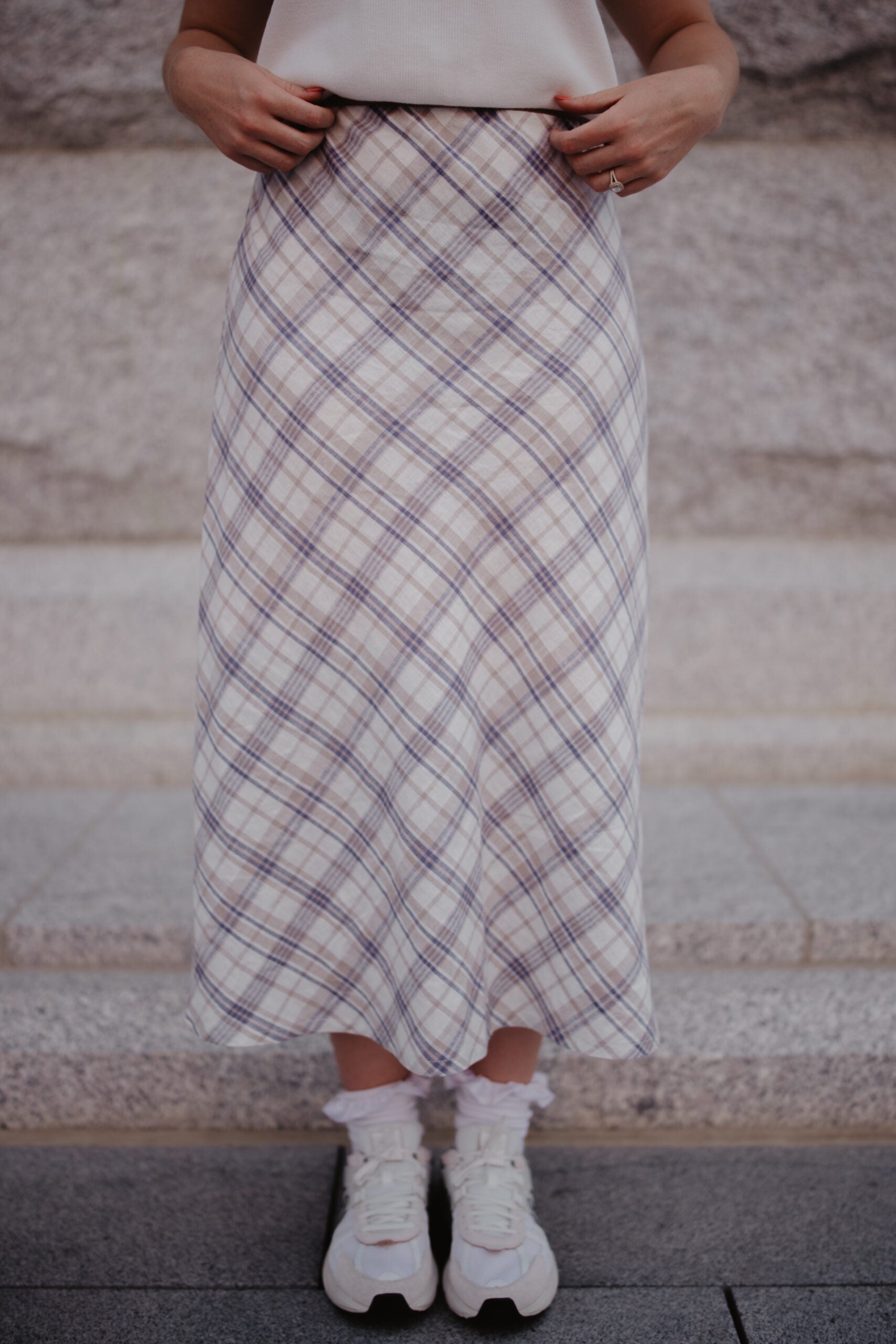 Plaid Maxi Skirt