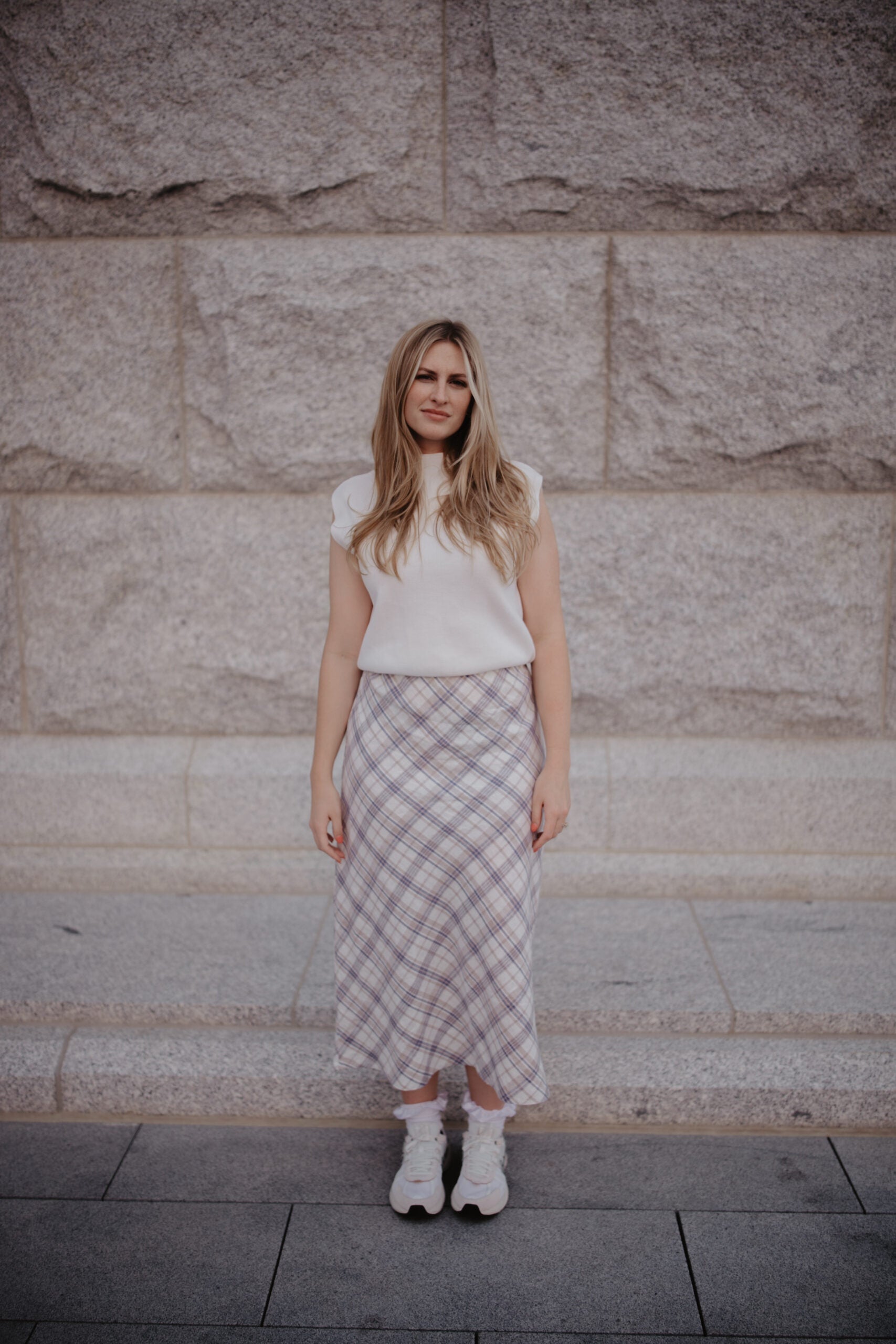 Plaid Maxi Skirt