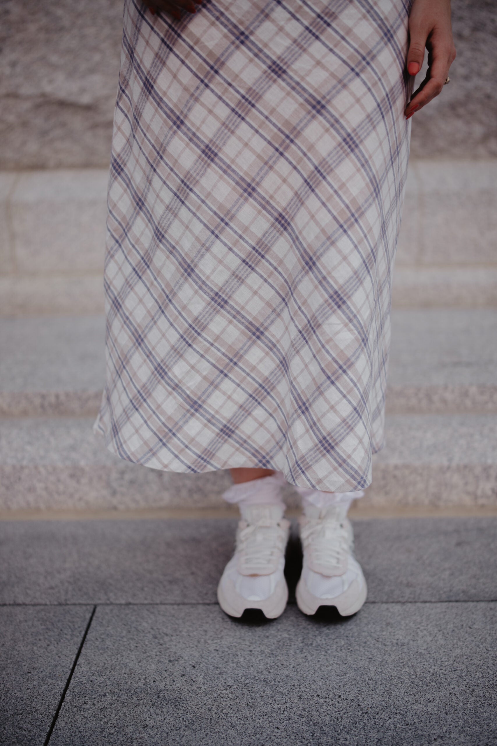 Plaid Maxi Skirt