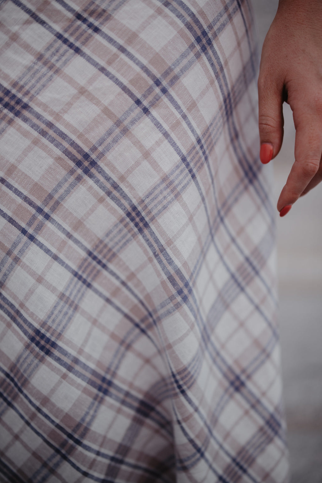 Plaid Maxi Skirt