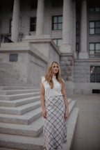 Plaid Maxi Skirt