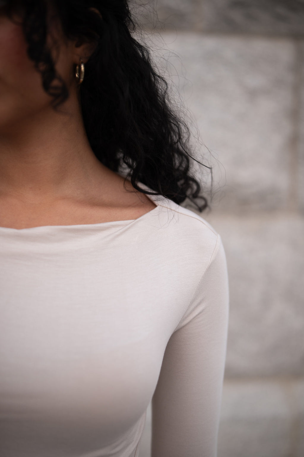 Boat Neck Bamboo Top