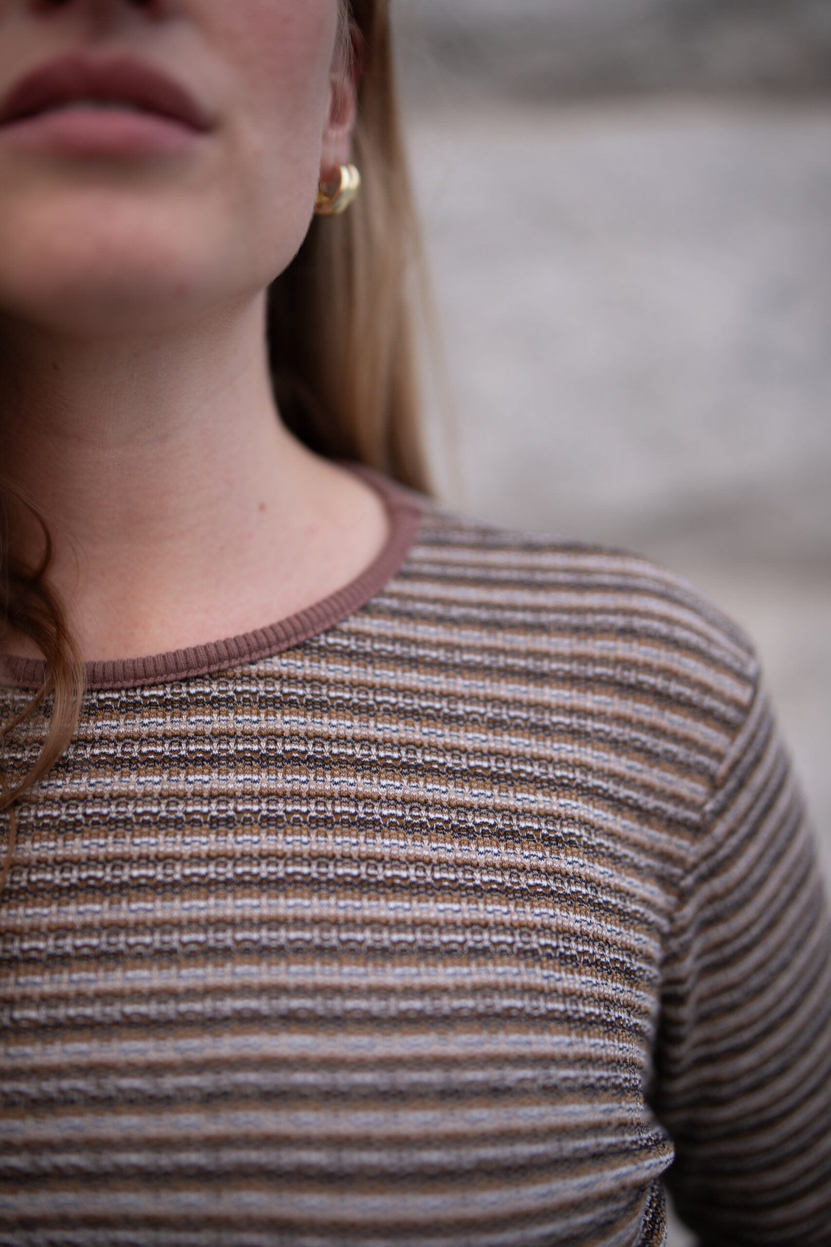 Striped Knit Top