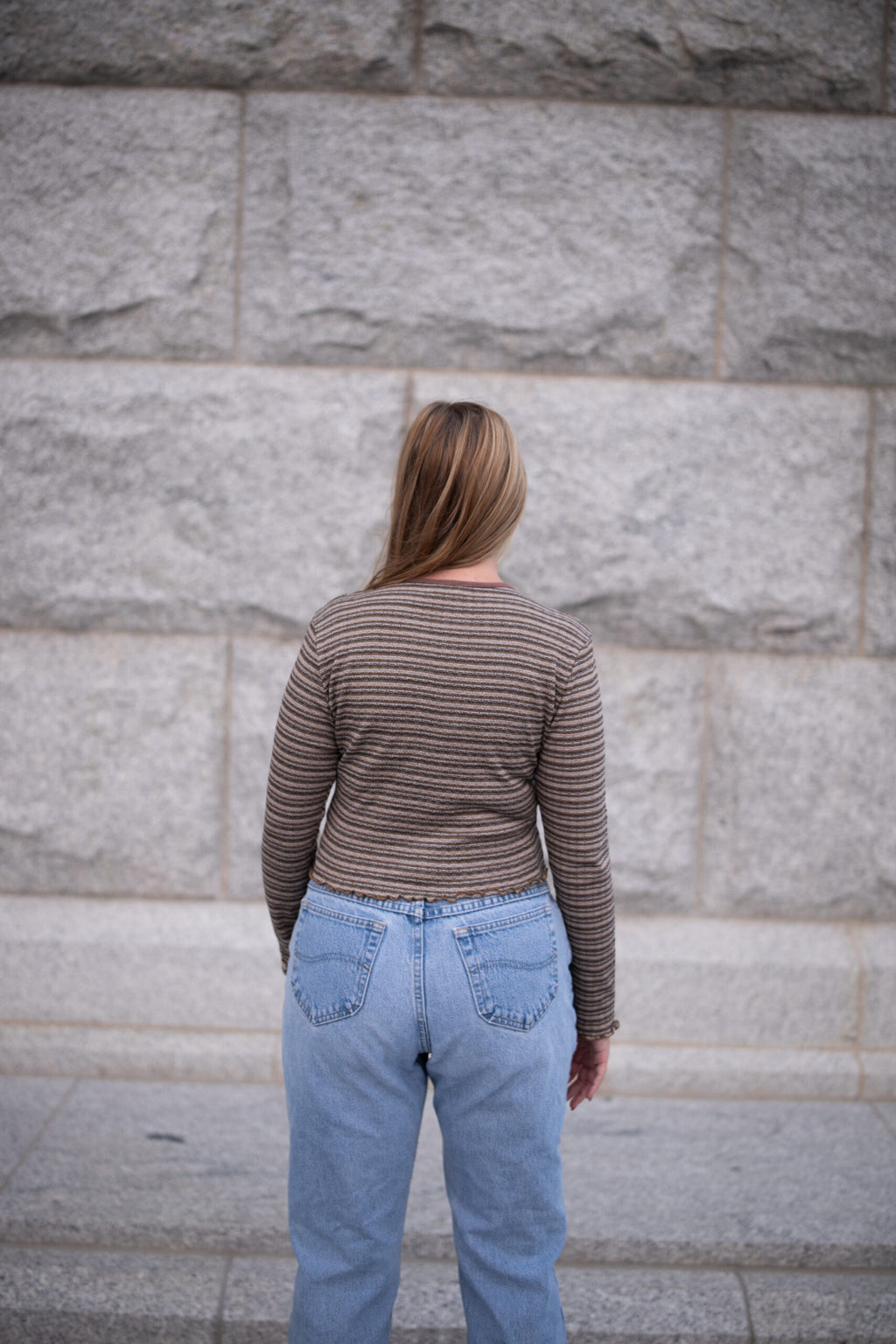 Striped Knit Top