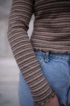 Striped Knit Top