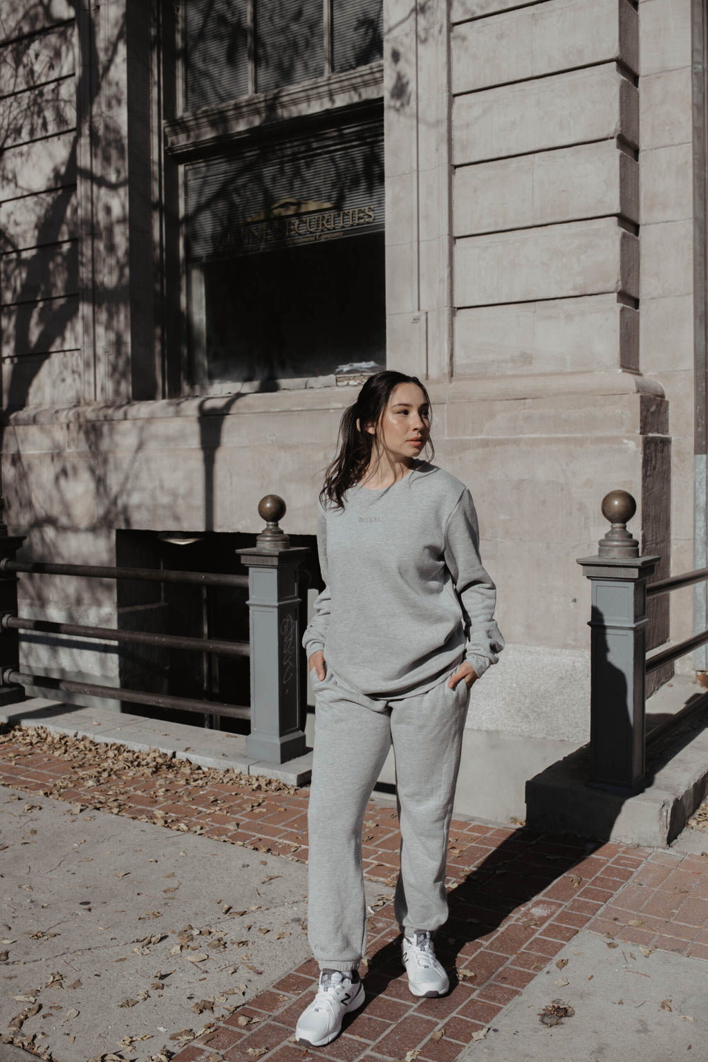 Organic Cotton Sweat Pants : Grey