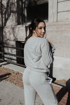 Organic Cotton Sweat Pants : Grey