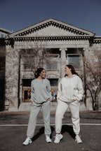 Organic Cotton Oversized Crew : Grey Crew
