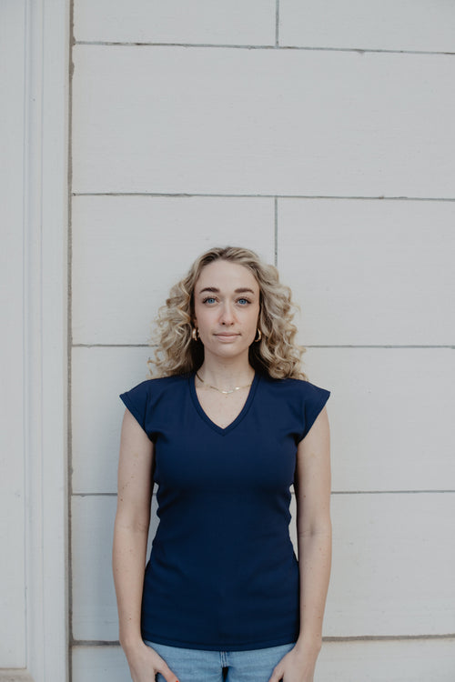 Basic T: Navy Blue