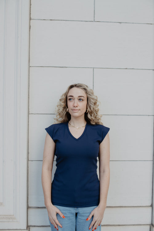 Basic T: Navy Blue