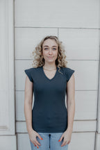 Basic T: Stormy Blue