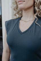 Basic T: Stormy Blue