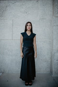 Bias Skirt: Onyx