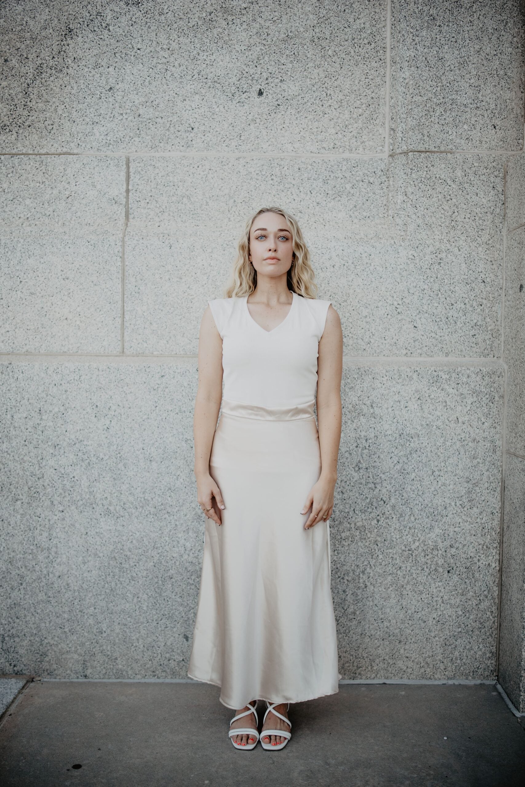Bias Skirt: Champagne