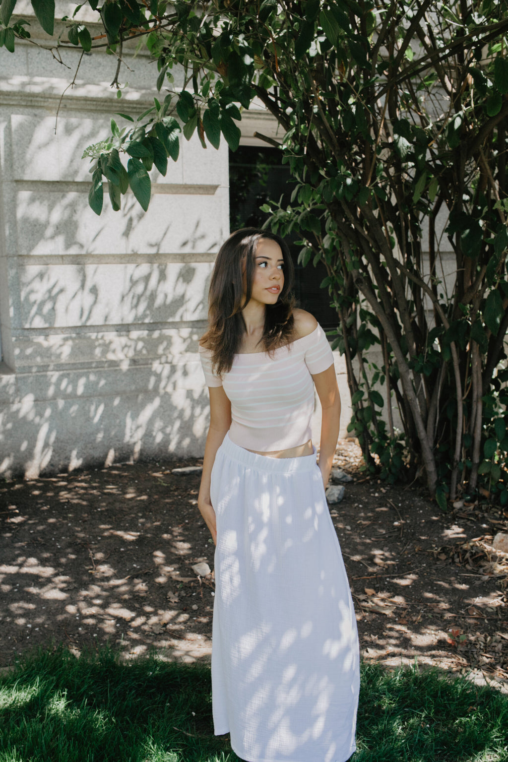 Cotton Gauze Skirt (Maxi)