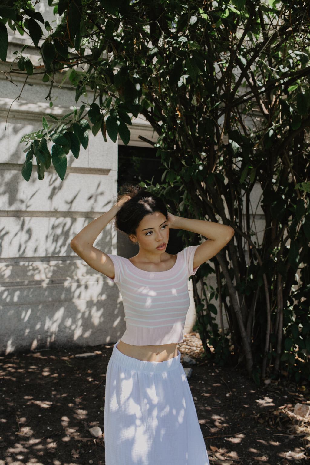 Cotton Gauze Skirt (Maxi)