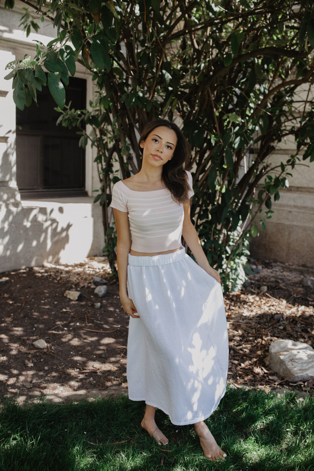 Cotton Gauze Skirt (Maxi)
