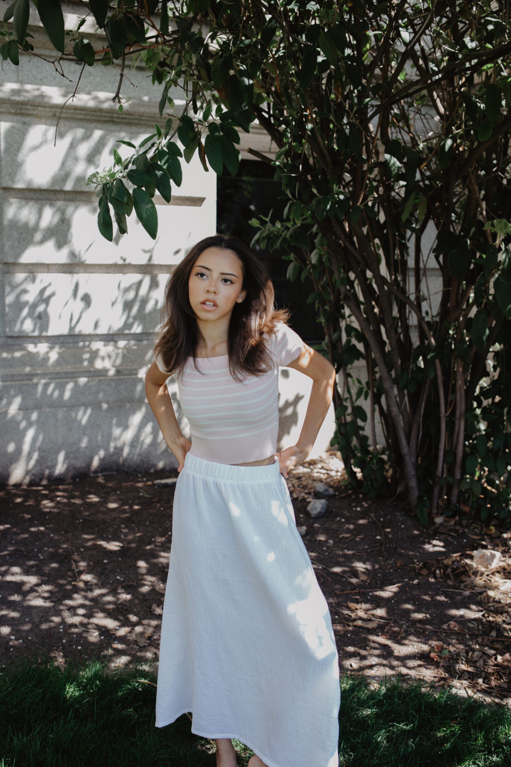 Cotton Gauze Skirt (Maxi)