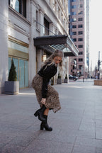 Slip Skirt Animal Print