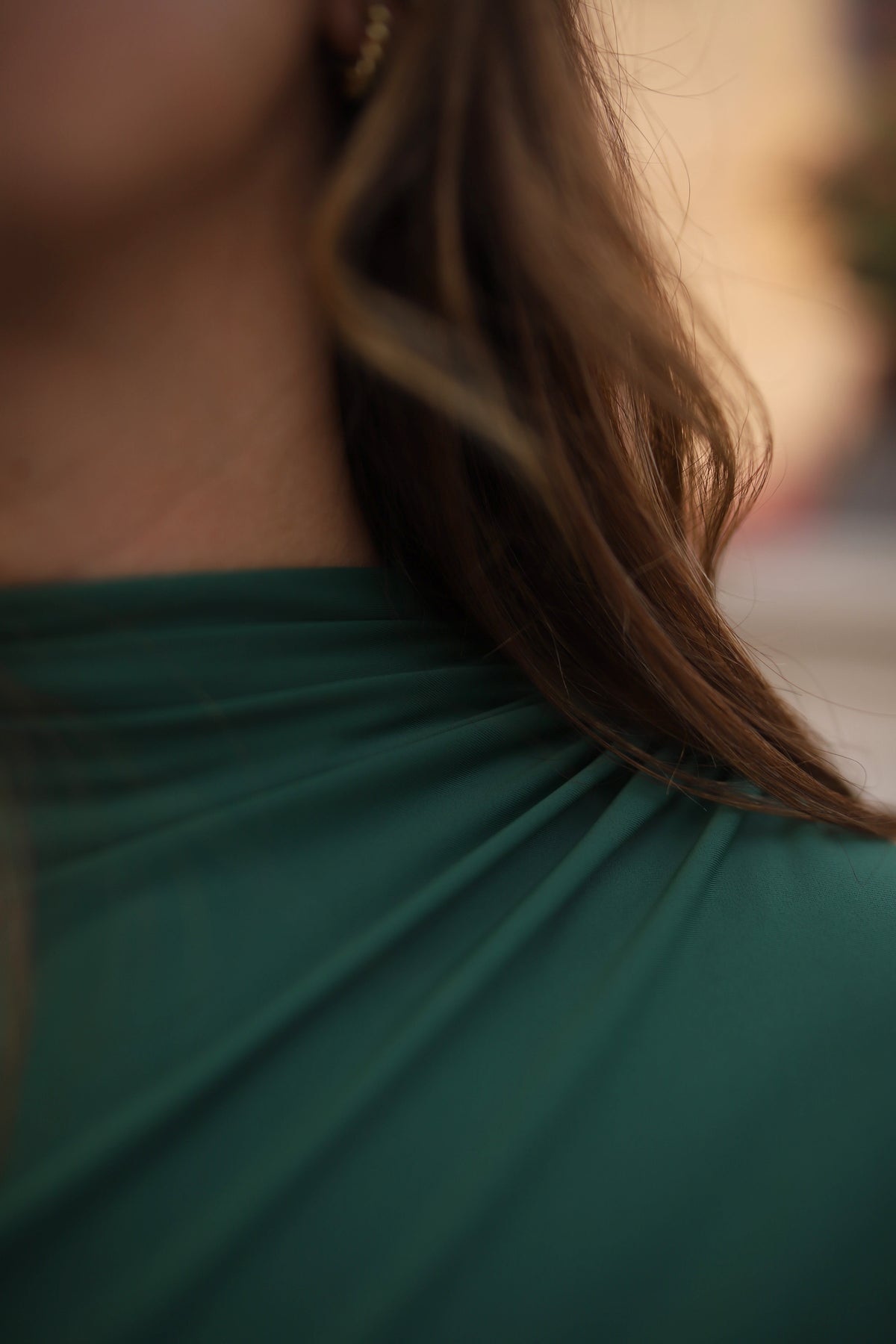 Contour Dress Long Sleeve | Mocktail Collection - Forrest