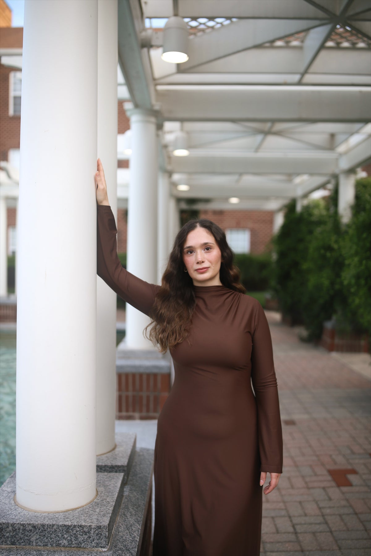 Contour Dress Long Sleeve | Mocktail Collection - Teddy