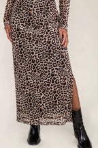 Slip Skirt Animal Print