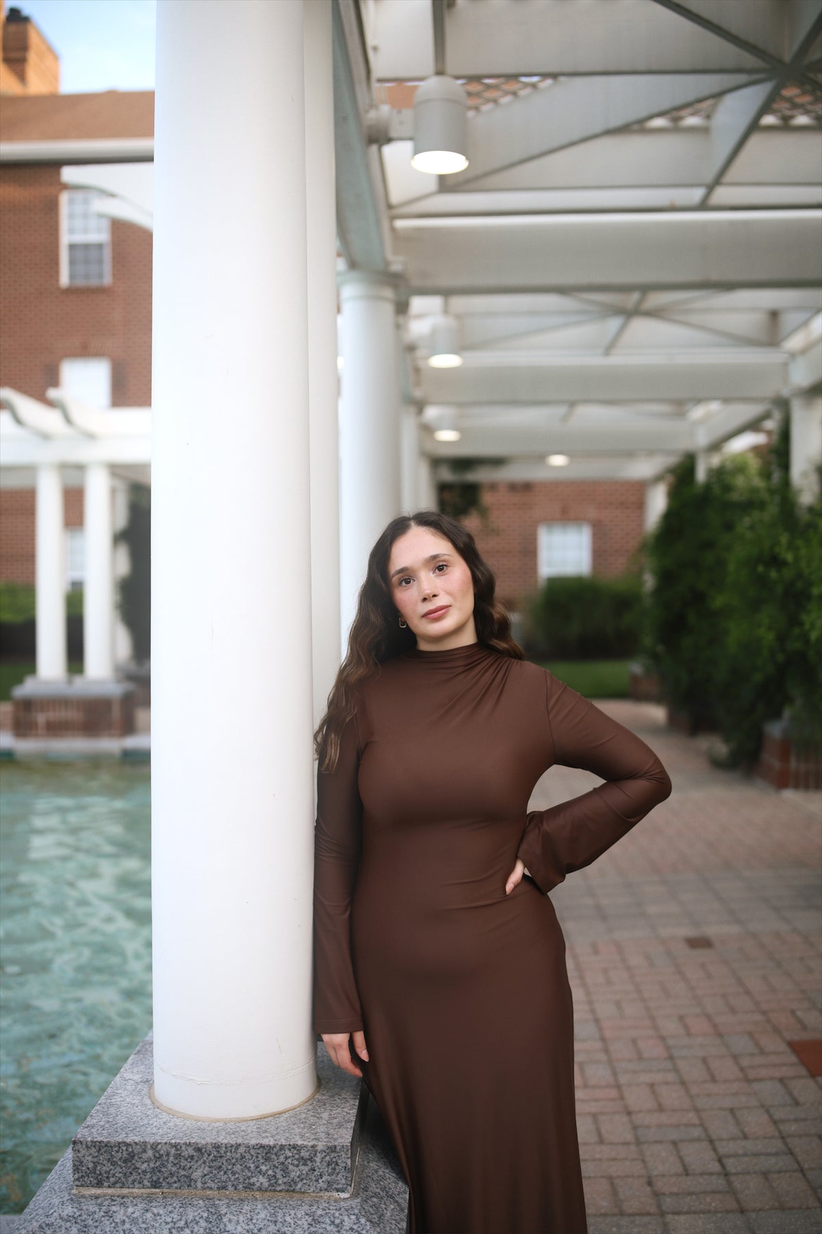 Contour Dress Long Sleeve | Mocktail Collection - Teddy