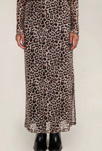 Slip Skirt Animal Print