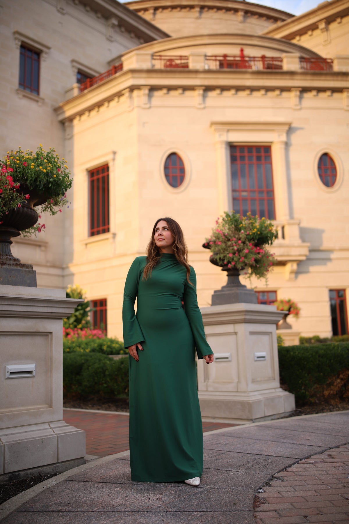 Contour Dress Long Sleeve | Mocktail Collection - Forrest